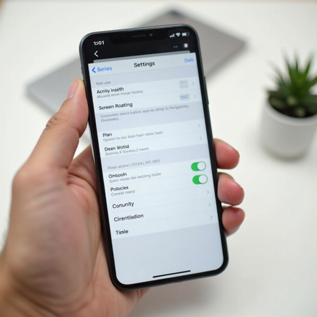 iphone landscape mode not working